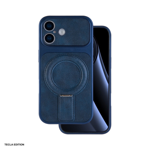 Huse si protectii pentru iPhone - Husa Luxgrip Mag pentru Apple iPhone 16 Pro, Carcasa magnetica, Bleumarin