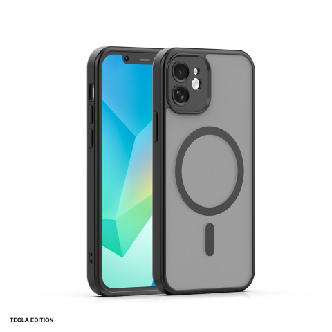 Huse si protectii pentru iPhone - Husa Mag Matt pentru Apple iPhone 12, Carcasa magnetica, Negru