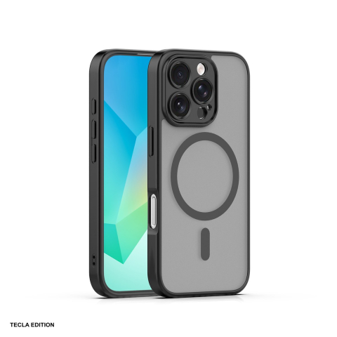 Huse si protectii pentru iPhone - Husa Mag Matt pentru Apple iPhone 16 Pro, Carcasa magnetica, Negru