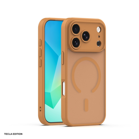 Huse si protectii pentru iPhone - Husa Mag Matt pentru Apple iPhone 17 Pro Max, Carcasa magnetica, Maro