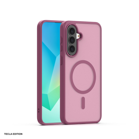 Huse si protectii pentru Samsung Galaxy A57 5G - Husa Mag Matt pentru Samsung Galaxy A57 5G, Carcasa magnetica, Visiniu