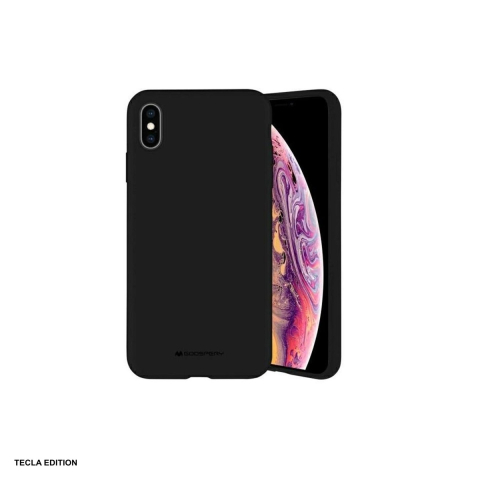 Huse si protectii pentru iPhone 15 Pro - Husa Mercury Silicone pentru Apple iPhone 15 Pro, Carcasa, Negru