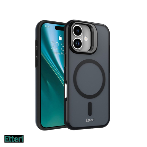 Huse si protectii pentru iPhone 16 - Husa pentru Apple iPhone 16, Carcasa magnetica, Negru