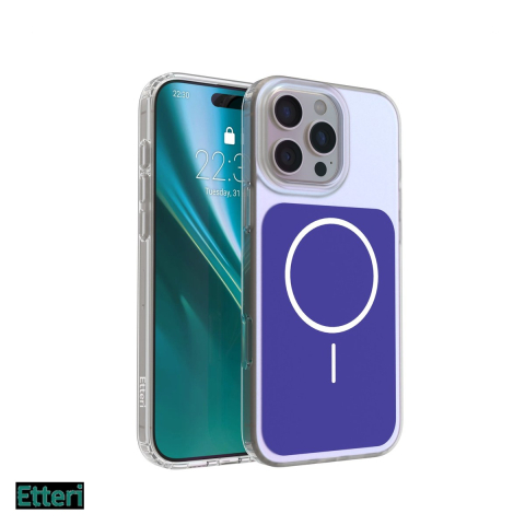 Huse si protectii pentru iPhone 16 Pro - Husa pentru Apple iPhone 16 Pro, Carcasa magnetica, Albastru