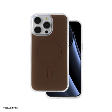 Huse si protectii pentru iPhone 16 Pro - Husa pentru Apple iPhone 16 Pro, Carcasa magnetica, Maro