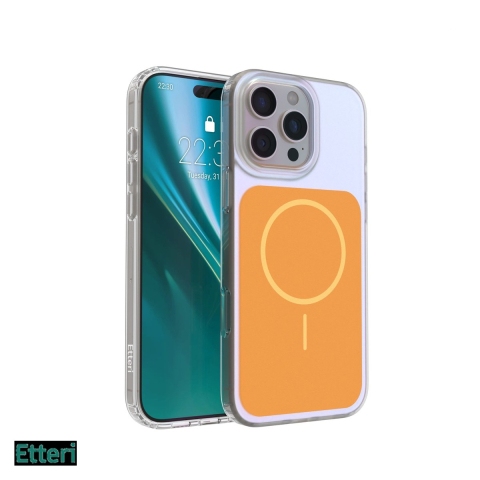 Huse si protectii pentru iPhone 16 Pro Max - Husa pentru Apple iPhone 16 Pro Max, Carcasa magnetica, Portocaliu
