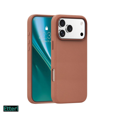 Huse si protectii pentru iPhone 17 Pro - Husa pentru Apple iPhone 17 Pro, Carcasa magnetica, Maro
