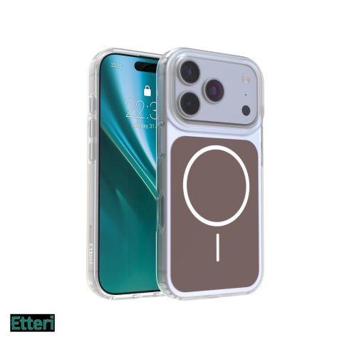 Huse si protectii pentru iPhone 17 Pro - Husa pentru Apple iPhone 17 Pro, Carcasa magnetica, Maro