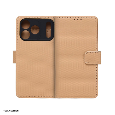 Huse si protectii pentru iPhone 17 Pro - Husa pentru Apple iPhone 17 Pro, tip carte, Maro
