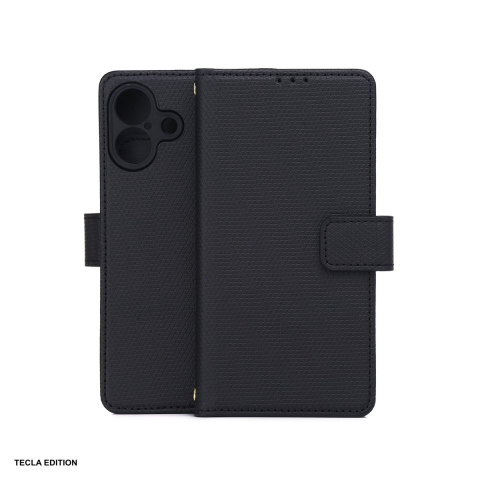Huse si protectii pentru iPhone 17 - Husa pentru Apple iPhone 17, tip carte, Negru