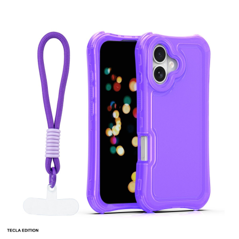 Huse si protectii pentru iPhone - Husa Safepop strap pentru Apple iPhone 17, Carcasa, Mov