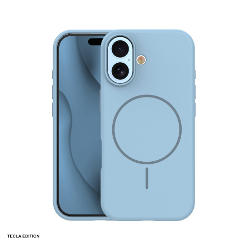 Huse si protectii pentru iPhone 17 - Husa Silicone Thin Mag pentru Apple iPhone 17, Carcasa magnetica, Albastru
