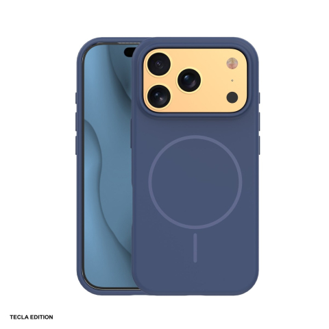 Huse si protectii pentru iPhone 18 Pro Max - Husa Silicone Thin Mag pentru Apple iPhone 17 Pro Max, iPhone 18 Pro Max, Carcasa magnetica, Albastru