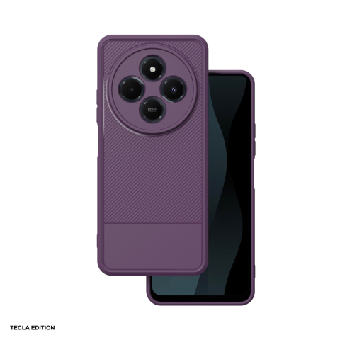 Huse si protectii pentru Xiaomi Redmi 14C 4G - Husa Simple Carbon pentru Xiaomi Redmi 14C 4G, Redmi 14C 5G, Carcasa, Mov