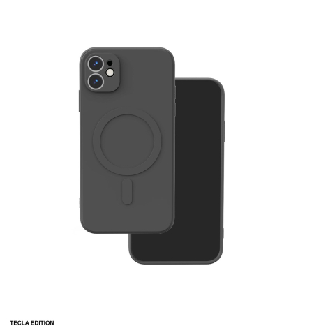 Huse si protectii pentru iPhone - Husa Simple Color Mag pentru Apple iPhone 11, Carcasa magnetica, Negru