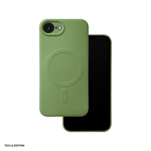 Huse si protectii pentru iPhone 16e - Husa Simple Color Mag pentru Apple iPhone 16e, iPhone 17e, Carcasa magnetica, Verde