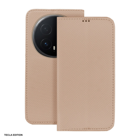 Huse si protectii pentru Honor - Husa Smart Magnet pentru Honor Magic 8 Pro, tip carte, Auriu