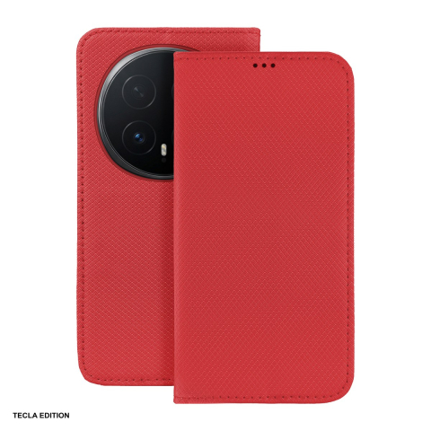 Huse si protectii pentru Honor - Husa Smart Magnet pentru Honor Magic 8 Pro, tip carte, Rosu