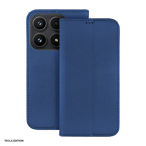 Huse si protectii pentru Xiaomi 17 - Husa Smart Magnet pentru Xiaomi 17, tip carte, Albastru