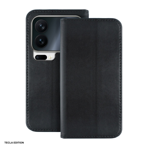 Huse si protectii pentru Xiaomi 17 Pro - Husa Smart Magnetic pentru Xiaomi 17 Pro, tip carte cu inchidere magnetica, Negru