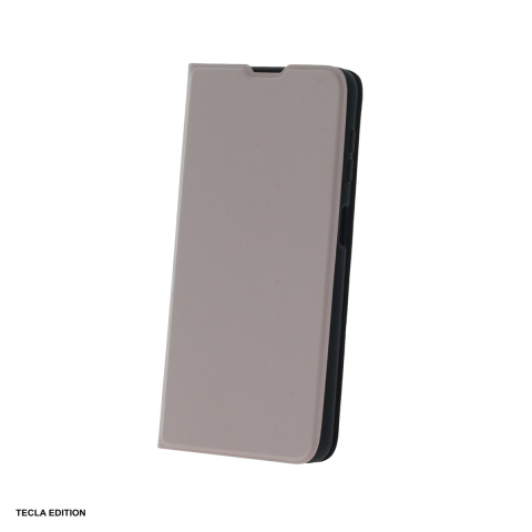 Huse si protectii pentru Motorola Moto E13 - Husa Smart Soft nude pentru Motorola Moto E13, tip carte cu inchidere magnetica, Bej