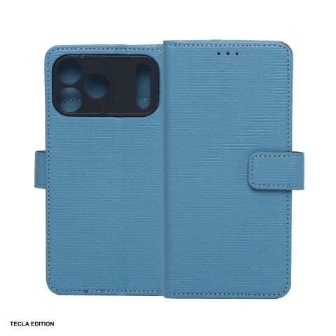 Huse si protectii pentru iPhone 17 Pro Max - Husa Smart Triangle pentru Apple iPhone 17 Pro Max, tip carte, Albastru