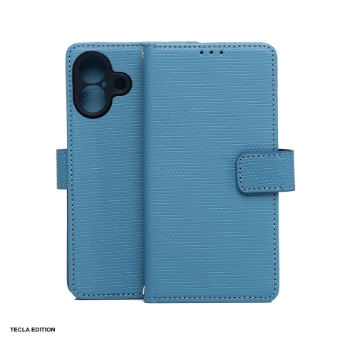 Huse si protectii pentru iPhone 17 - Husa Smart Triangle pentru Apple iPhone 17, tip carte, Albastru