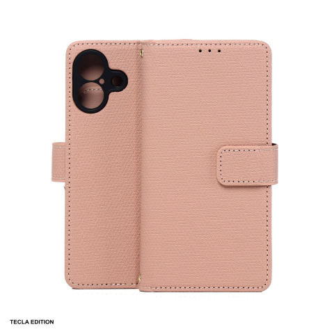 Huse si protectii pentru iPhone 17 - Husa Smart Triangle pentru Apple iPhone 17, tip carte, Roz