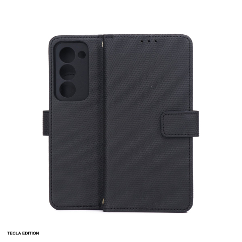 Huse si protectii pentru Oppo A5 5G - Husa Smart Triangle pentru OPPO A5 5G, tip carte, Negru