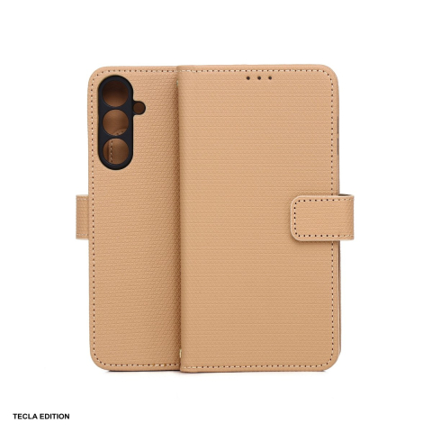 Huse si protectii pentru Samsung Galaxy M16 5G - Husa Smart Triangle pentru Samsung Galaxy A16 5G, Galaxy A16 4G, Galaxy M16 5G, tip carte, Maro
