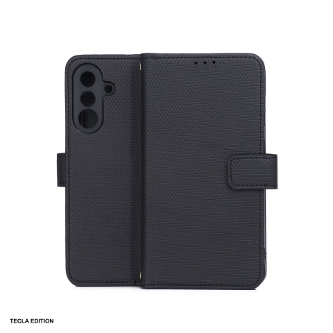 Huse si protectii pentru Samsung Galaxy A36 5G - Husa Smart Triangle pentru Samsung Galaxy A36 5G, Galaxy A56 5G, tip carte, Negru