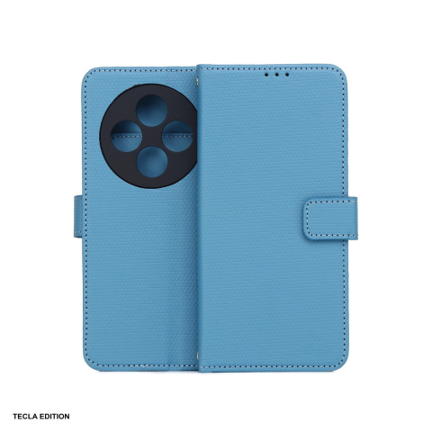 Huse si protectii pentru Xiaomi Redmi 14C 4G - Husa Smart Triangle pentru Xiaomi Redmi 14C 5G, Redmi 14C 4G, tip carte, Albastru