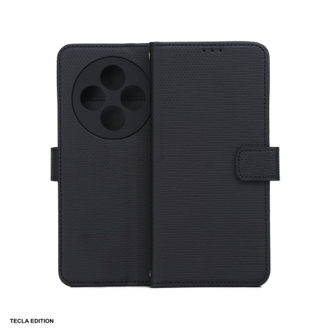 Huse si protectii pentru Xiaomi Redmi 14C 4G - Husa Smart Triangle pentru Xiaomi Redmi 14C 5G, Redmi 14C 4G, tip carte, Negru