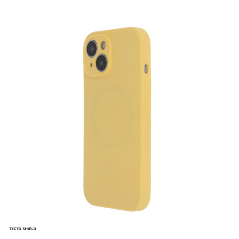 Huse si protectii pentru iPhone 15 Pro Max - Husa Soft Touch Mag pastel pentru Apple iPhone 15 Pro Max, Carcasa, Galben