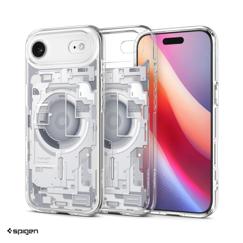 Huse si protectii pentru iPhone 17 Air - Husa Spigen Ultra Hybrid Mag Zero One pentru iPhone 17 Air, Carcasa magnetica, Alb