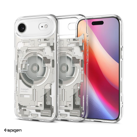 Huse si protectii pentru iPhone 17 Air - Husa Spigen Ultra Hybrid Mag Zero One pentru iPhone 17 Air, Carcasa magnetica, Gri
