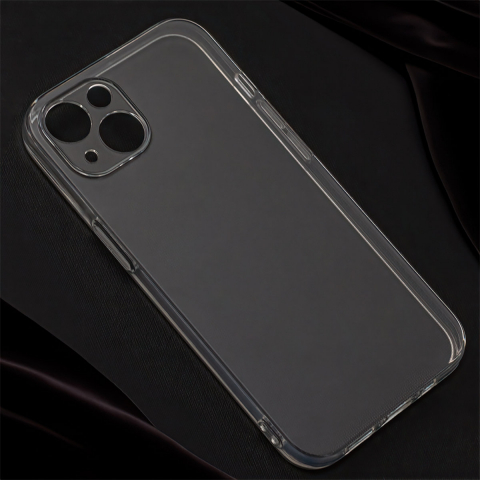 Husa subtire 2 mm, compatibila cu iPhone 11 Pro, din TPU flexibil, personalizabila, aspect solid, transparenta [1]