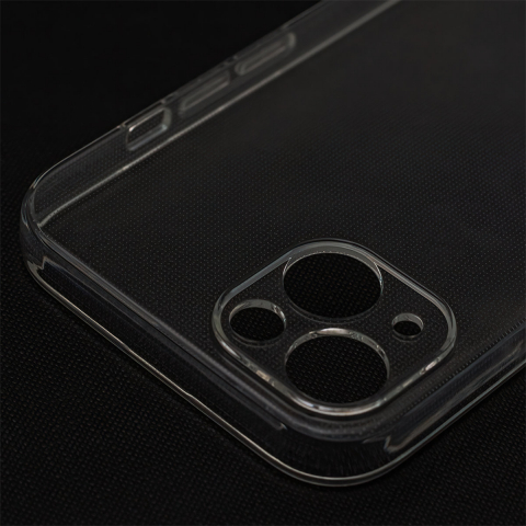 Husa subtire 2 mm, compatibila cu iPhone 12 Pro Max, din TPU flexibil, personalizabila, aspect solid, transparenta [4]
