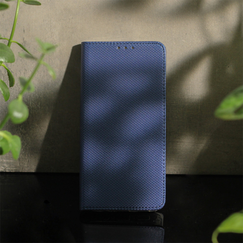 Huse si protectii pentru Samsung - Husa tip carte, compatibila cu Samsung Galaxy A23 5G, premium flip book cu inchidere magnetica si functie stand, buzunar card, albastra