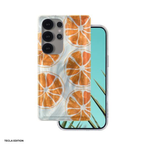 Huse si protectii pentru Samsung Galaxy S25 - Husa Ultra Trendy Summer pentru Samsung Galaxy S25, Galaxy S24, Carcasa, Portocaliu