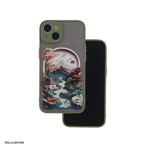 Huse si protectii pentru Samsung Galaxy A34 - Husa Ultra Trendy Travel pentru Samsung Galaxy A34, Carcasa, Verde