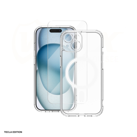 Huse si protectii pentru iPhone 16 Plus - Husa Vmax + glass 2,5d premium pentru Apple iPhone 16 Plus, Carcasa, Transparent