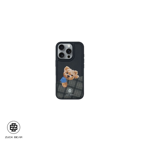 Huse si protectii pentru iPhone 16 - Husa Zuck Bear Darren pentru iPhone 16, Carcasa, Negru