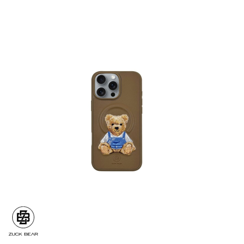Huse si protectii pentru iPhone 16 - Husa Zuck Bear Everly pentru iPhone 16, Carcasa, Auriu
