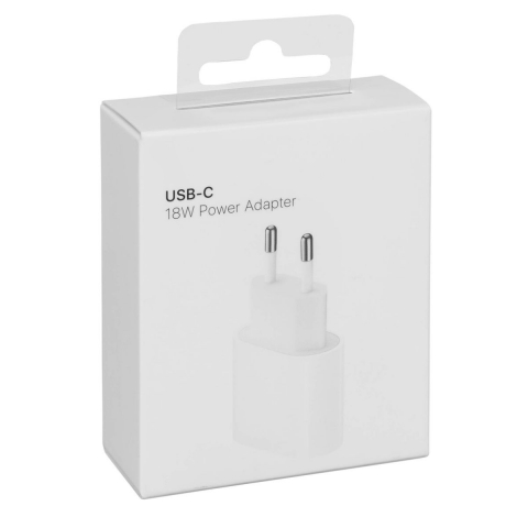 Incarcator 18W cu port USB-C, OEM A1692, priza retea EU, in blister, alb [4]