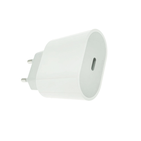 Incarcator 18W cu port USB-C, OEM A1692, priza retea EU, in blister, alb [1]