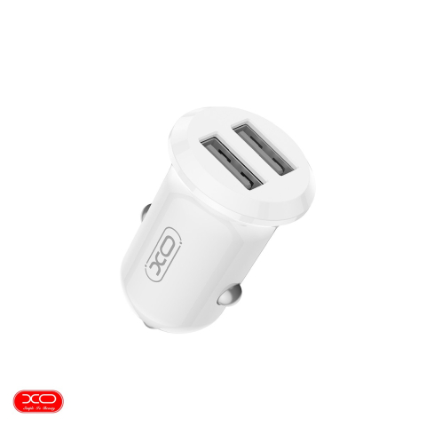 Accesorii IT - Incarcator auto XO CC67, 12 W, 2x USB, alb