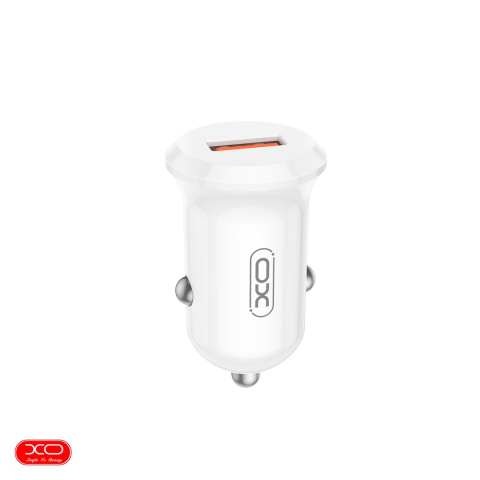 Incarcator auto - Incarcator auto XO CC68, QC 18 W, 1x USB, alb