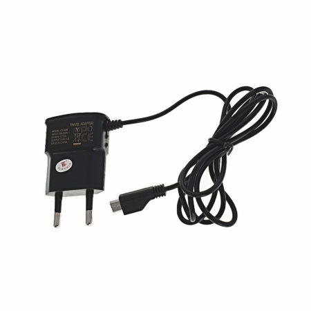 Incarcator USB - Incarcator CC688 de retea pentru telefon , cu cablu microUSB,1A,negru