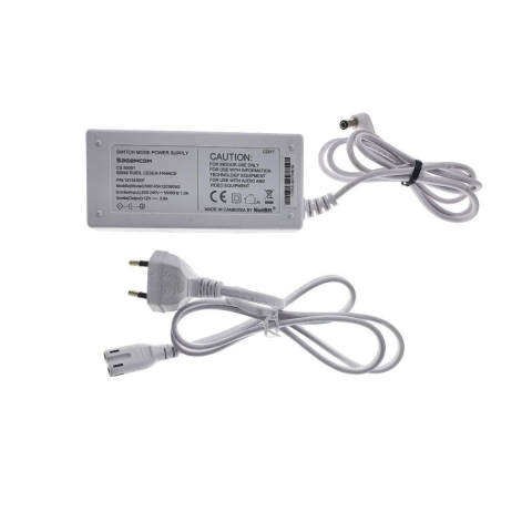 Incarcator curent continuu stabilizat DC 12V 3800mA, cu protectie, cablu 100cm, alb [3]